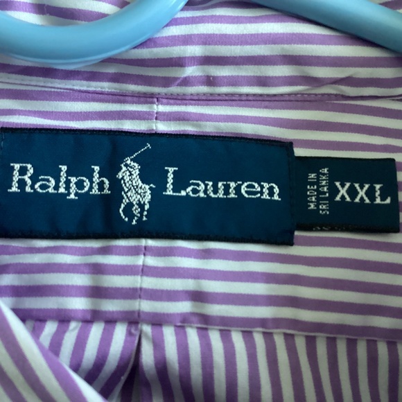 Ralph Lauren cotton XXL striped shirt - Picture 4 of 5